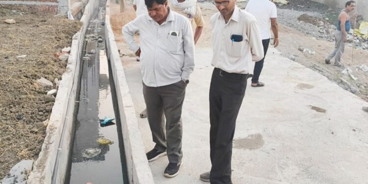 मुख्यनगर पंचायत अधिकारी औचक निरिक्षण