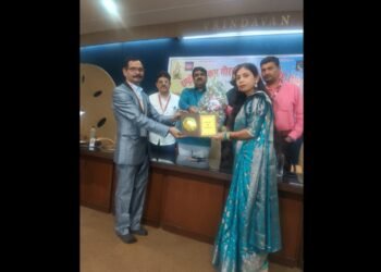 *डॉ. भगवती साहू को राष्ट्रीय गौरव अवार्ड से किया गया सम्मनित*
