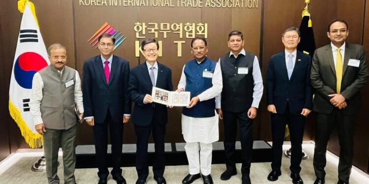 *दक्षिण कोरिया के कोरिया इंटरनेशनल ट्रेड एसोसिएशन (KITA) से मुख्यमंत्री विष्णुदेव साय की सार्थक मुलाकात*
