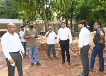 उद्यान और चौपाटी की धीमी रफ्तार पर कलेक्टर हुए नाराज, ठेकेदार और अधिकारी को दी चेतावनी ढिलाई बर्दाश्त नहीं