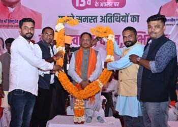 *मुख्यमंत्री विष्णुदेव साय सर्व पिछड़ा वर्ग समाज के स्थापना दिवस में हुए शामिल*