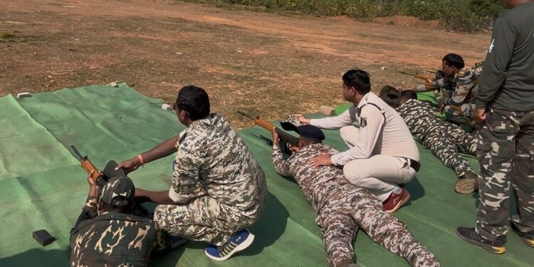 कबीरधाम पुलिस द्वारा वार्षिक चांदमारी अभ्यास प्रारंभ