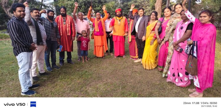 छत्तीसगढ़ भूमि को “आदि शक्ति भूमि” के नाम से जाना जाए – स्वामी स्वदेशानंद ब्रह्म गिरि महाराज 28 के पहले ही हम 25 करोड़ के लक्ष्य को पूरा करेगें – जयानंद महाराज