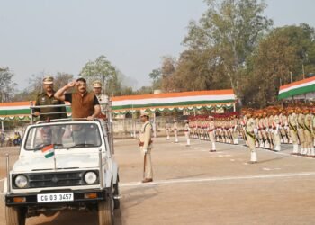 *पीजी कॉलेज मैदान कवर्धा में किया गया गणतंत्र दिवस समारोह का अंतिम रिहर्सल*