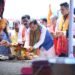 *मुख्यमंत्री साय ने जुनवानी नर्मदा धाम में की पंच कुंडीय रुद्र महायज्ञ की परिक्रमा*  *व्यासपीठ की पूजा-अर्चना कर लिया आशीर्वाद, प्रदेशवासियों की सुख-समृद्धि की कामना*