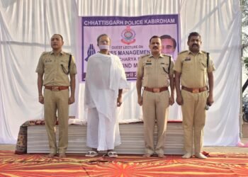 *कबीरधाम पुलिस द्वारा “तनाव प्रबंधन” विषय पर प्रेरणादायक अतिथि व्याख्यान का सफल आयोजन*