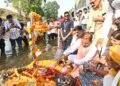 *मुख्यमंत्री विष्णुदेव साय ने जलेश्वर महादेव में किया जलाभिषेक*