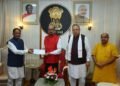 *मुख्यमंत्री विष्णु देव साय ने राज्यपाल रमेन डेका से की सौजन्य भेंट*